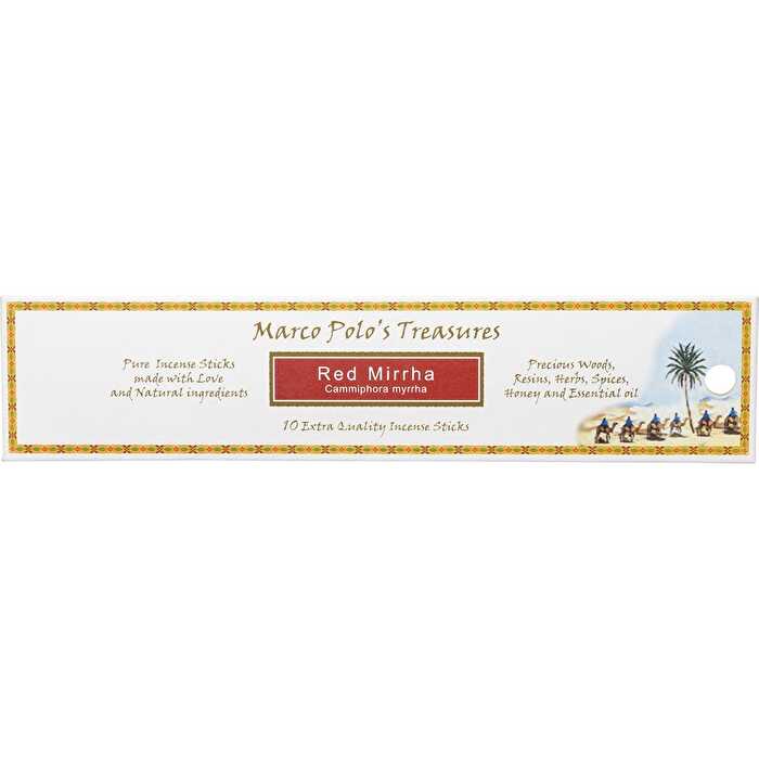 Marco Polo's Treasures Incense Sticks Red Mirrha 10pk