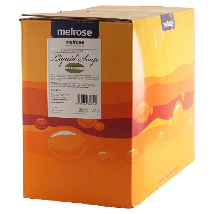 Melrose Organic Castile Liquid Soap Original 9000ml