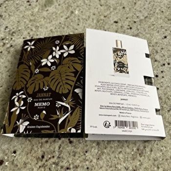 Memo Graines Vagabondes Jannat Unisex Eau De Parfum Vials 1.5ml