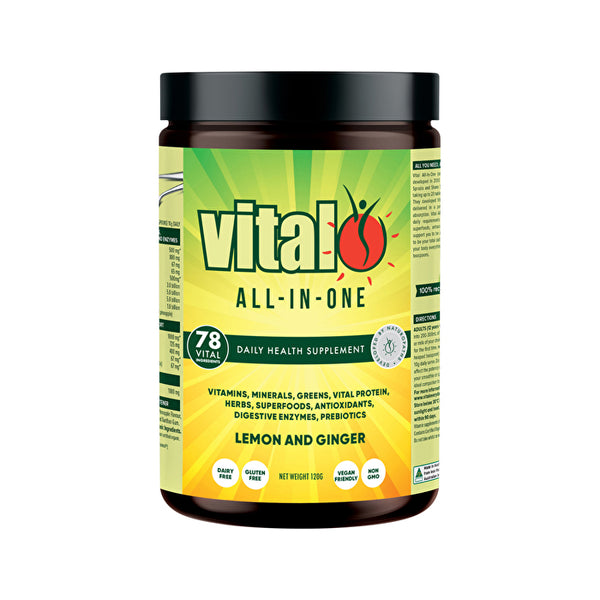Martin & Pleasance Vital All-In-One (Greens) Lemon and Ginger 120g