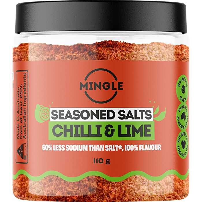 Mingle Chilli & Lime Seasoned Salts 110g