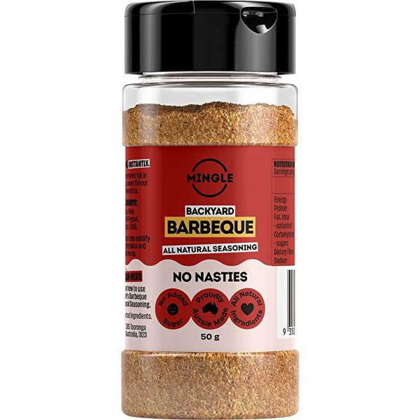 Mingle Backyard Barbeque All Natural Seasoning 10x50g