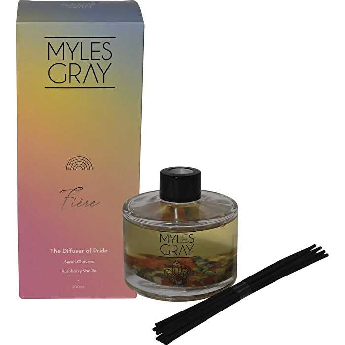 Myles Gray Crystal Infused Reed Diffuser Pride Raspberry Vanilla 200ml