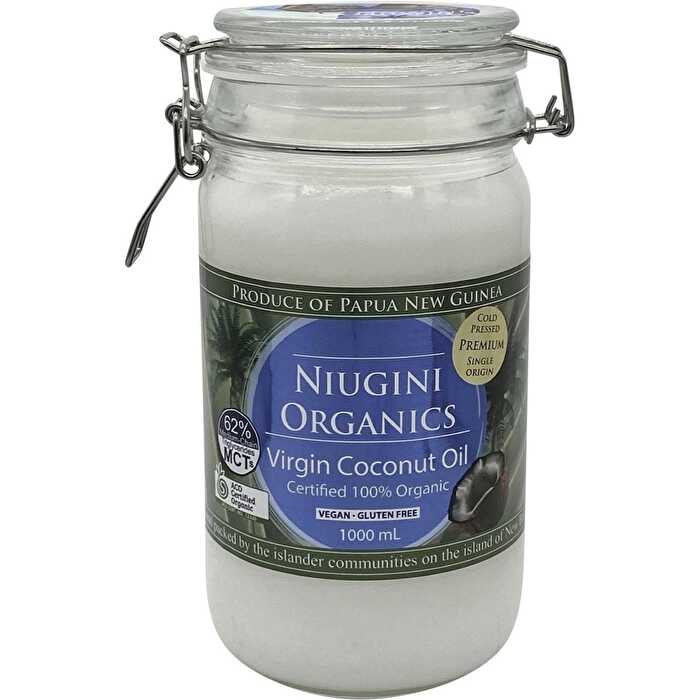 Niugini Organics Virgin Coconut Oil 100% Pure 1000ml