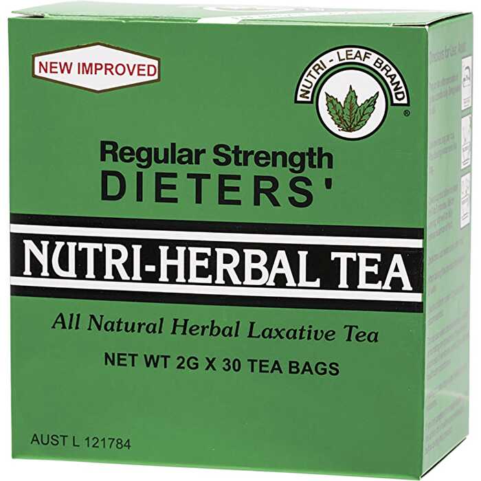 Nutri-leaf Herbal Tea Bags Dieter's Tea Regular 30pk