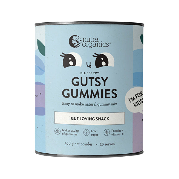 Nutra Organics Gutsy Gummies Blueberry 300g