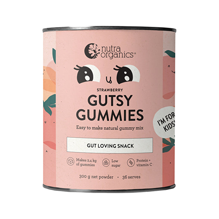 Nutra Organics Gutsy Gummies Strawberry 300g