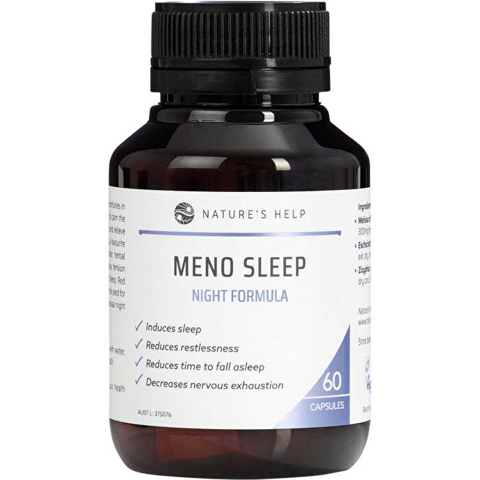 Nature's Help Meno Sleep Night Formula 60 Caps