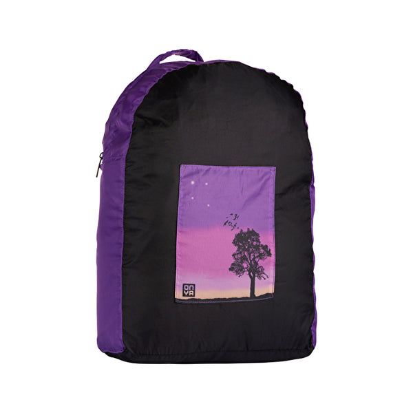 Onya Backpack Charcoal Purple Sunset