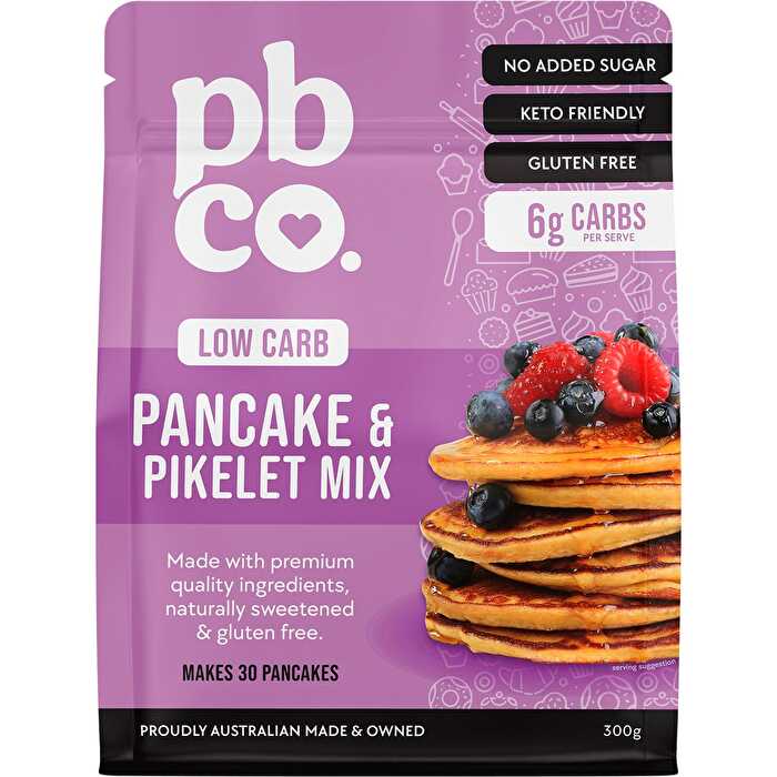 Pbco Pancake & Pikelet Mix Low Carb 300g