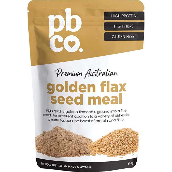 Pbco Golden Flax Seed Meal Premium Australian 350g