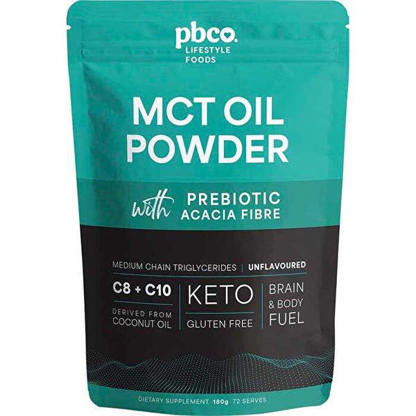 Pbco MCT Oil Powder Unflavoured 180g