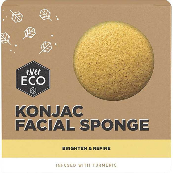 Ever Eco Konjac Facial Sponge Turmeric