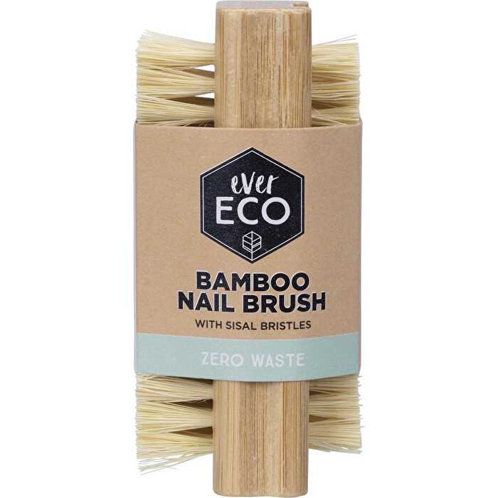 Ever Eco Bamboo Nail Brush Sisal Bristles