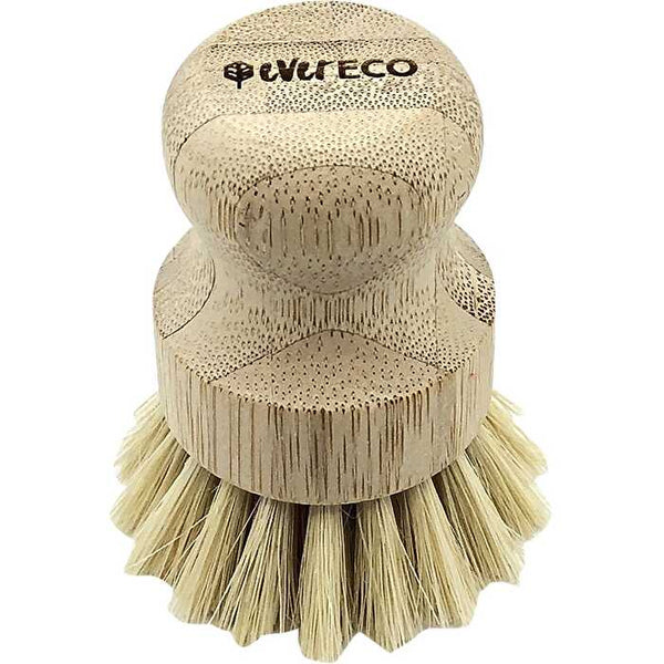 Ever Eco Veggie Scrubber Bamboo Handle, Sisal Bristles