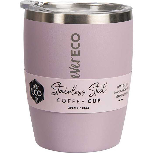 Ever Eco Insulated Coffee Cup Byron Bay Lilac 295ml