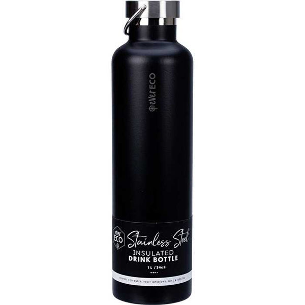 Ever Eco Insulated Stainless Steel Bottle Onyx 1000ml