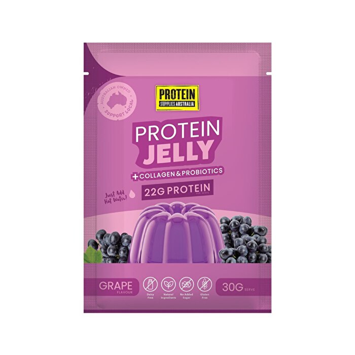 Protein Supplies Australia Protein Jelly Grape 30g x 12 Display