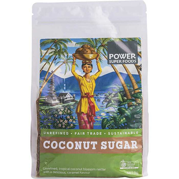 Power Super Foods Coconut Sugar Certified Organic 1kg