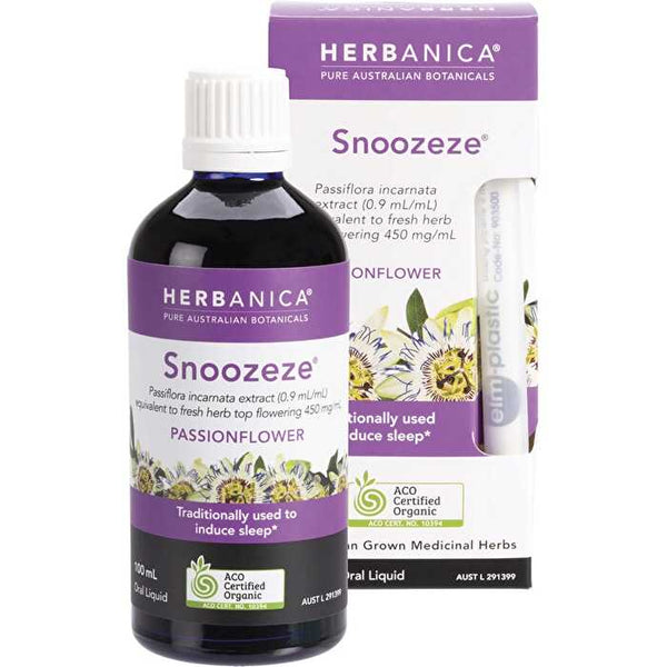 Ppc Herbs Herbanica Herbal Tincture Snoozeze Passionflower 100ml