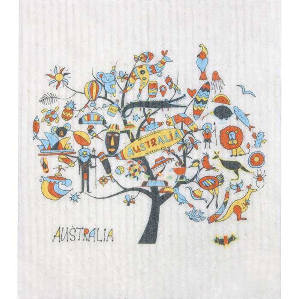 Retrokitchen 100% Compostable Sponge Cloth Australia Tree