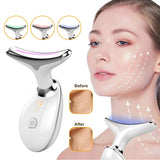 EMS Neck Face Lifting roller - LED Photon wellness, Wrinkle Remover ES-1081