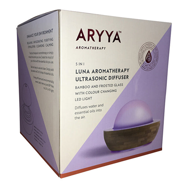 SaltCo Aryya Ultrasonic Diffuser Bamboo Luna