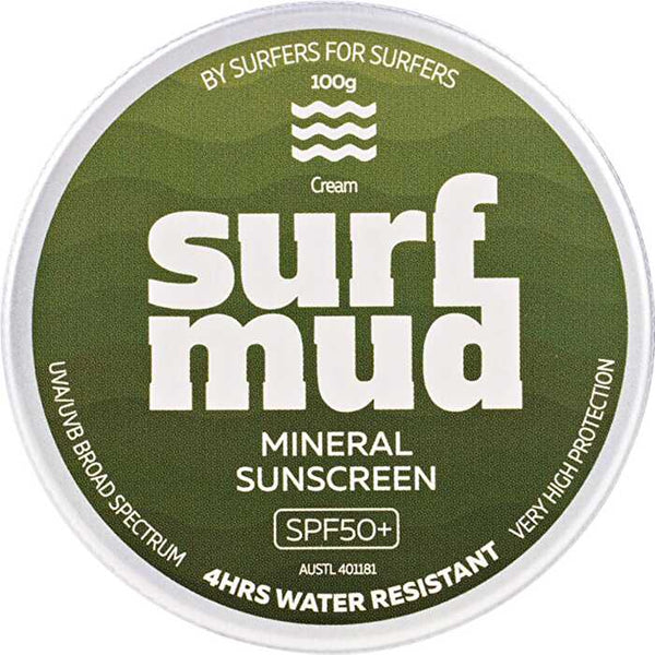 Surfmud Mineral Sunscreen SPF 50+ Tin 100g