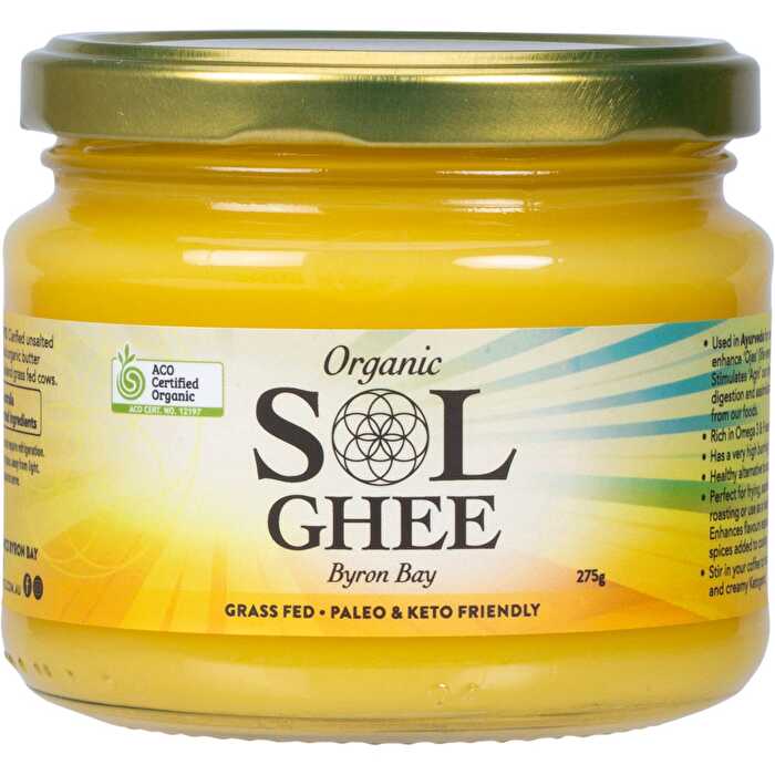 Sol Organics Organic Ghee 275g