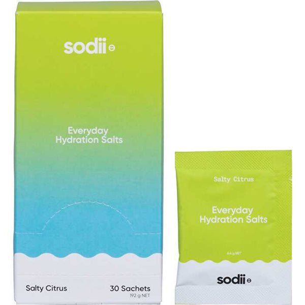 Sodii Everyday Hydration Salts Salty Citrus 30pk