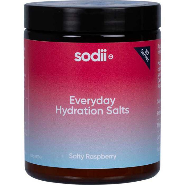 Sodii Everyday Hydration Salts Salty Raspberry 185g