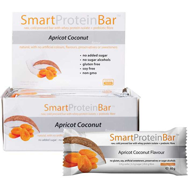 Smart Protein Bar Apricot Coconut Protein Bar 12x60g