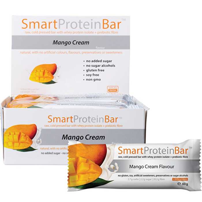 Smart Protein Bar Mango Cream Protein Bar 12x60g