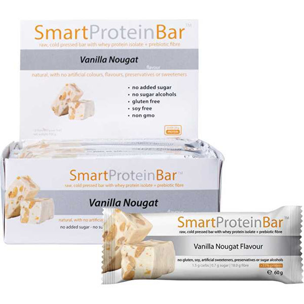 Smart Protein Bar Vanilla Nougat Protein Bar 12x60g