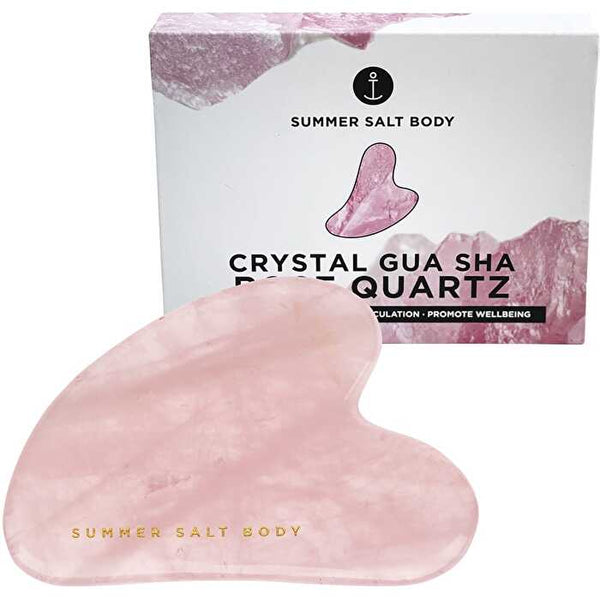 Summer Salt Body Crystal Gua Sha Rose Quartz