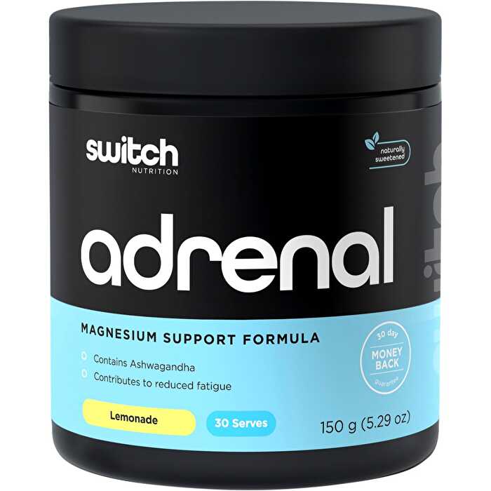 Switch Nutrition Adrenal Magnesium Support Formula Lemonade 150g