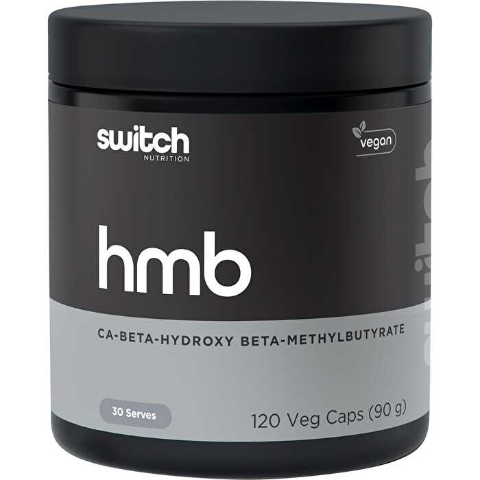 Switch Nutrition HMB Ca-Beta-Hydroxy Beta-Methylbutryate 120 Caps