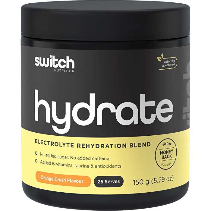 Switch Nutrition Hydrate Electrolytes No Added Sugar Orange Crush 150g