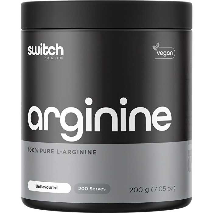 Switch Nutrition Arginine 100% Pure L-Arginine Unflavoured 200g