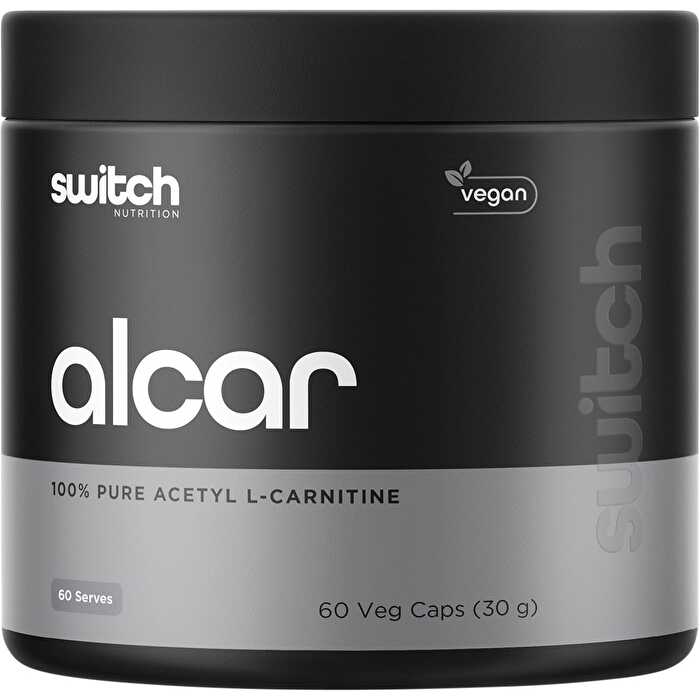 Switch Nutrition Alcar 100% Pure Acetyl L-Carnitine 60 Caps