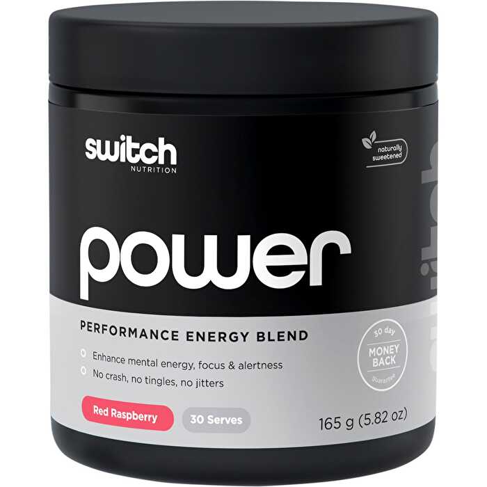 Switch Nutrition Power Performance Energy Blend Red Raspberry 165g