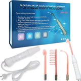 4-in-1 Portable High-Frequency Beauty Device - Spot Remover, Facial Care, Spa Derma Wand