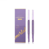 AMORTALS Double-Ended Micro Precision Eyebrow Razors – 2 Pieces