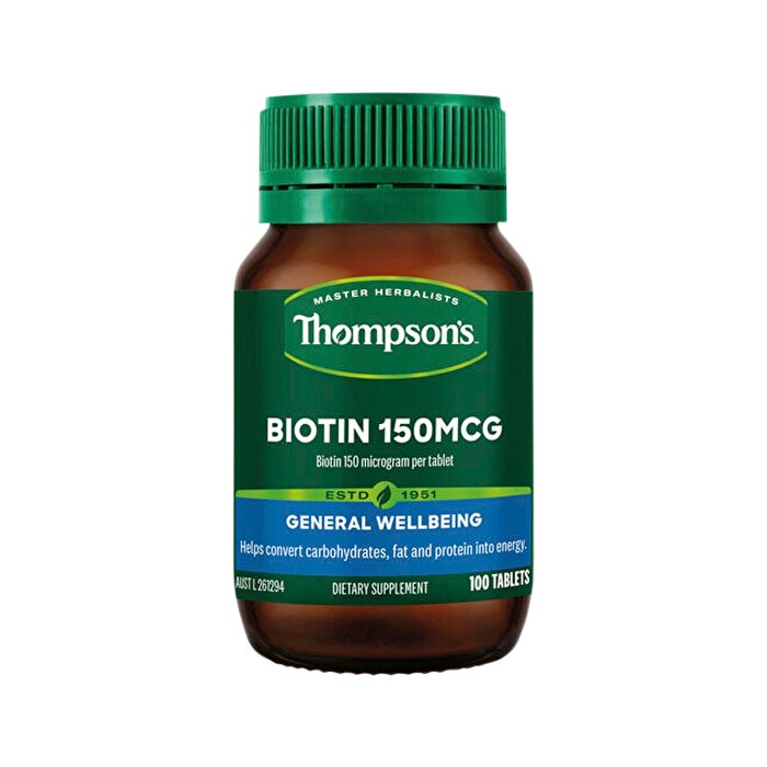 Thompsons Thompson's Biotin 150mcg 100t