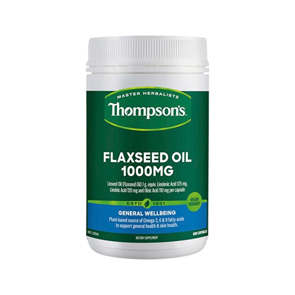 Thompsons Thompson's Flaxseed Oil 1000mg 400c