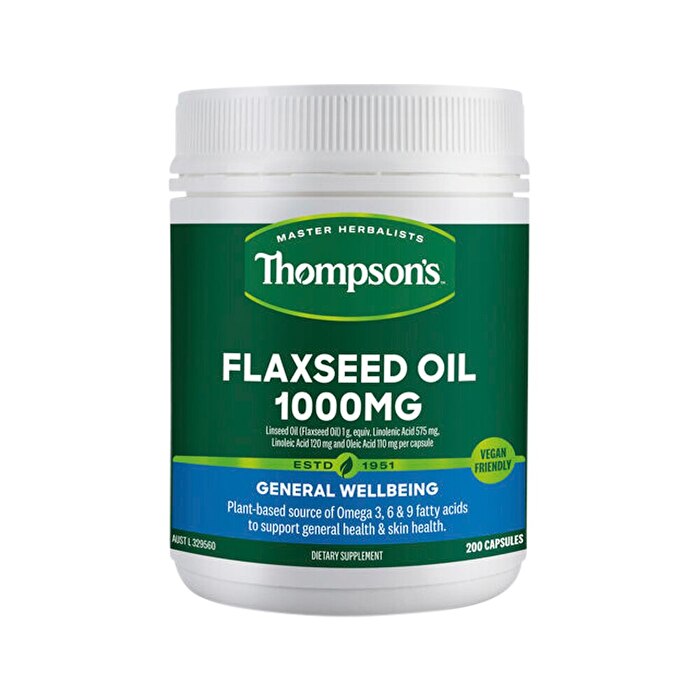 Thompsons Thompson's Flaxseed Oil 1000mg 200c