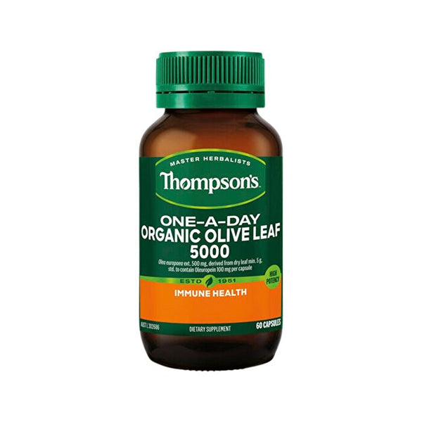 Thompsons Thompson's One-A-Day Organic Olive Leaf 5000 60c