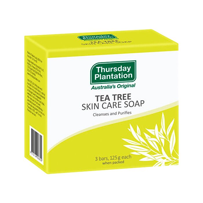 Thursday Plantation Tea Tree Skin Care Soap Bar Pack 3 x 125g