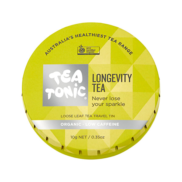 Tea Tonic Organic Longevity Tea Travel Tin 10g