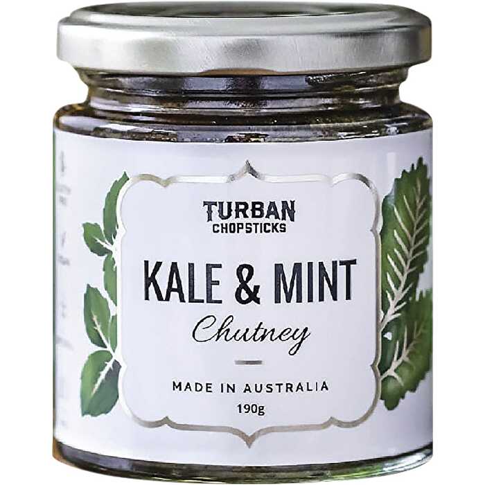 Turban Chopsticks Chutney Kale & Mint 190g